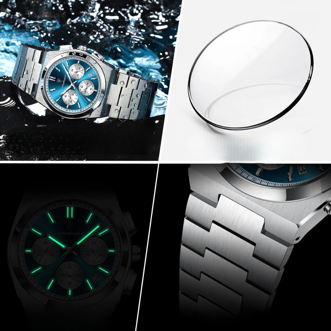 Poedagar Titanium Watch D'Luxe